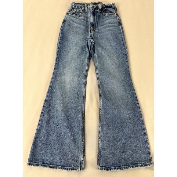 Levi's Denim - Levi's Premium 70s High Rise Flare Bottom Denim Blue‎ Jeans Women's Sz 26